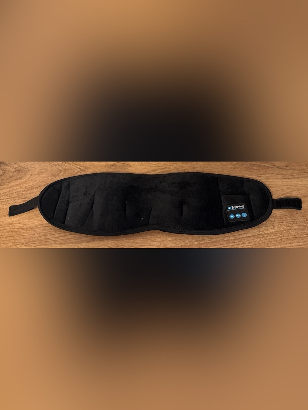 Bluetooth Black Eye Mask with Controls -